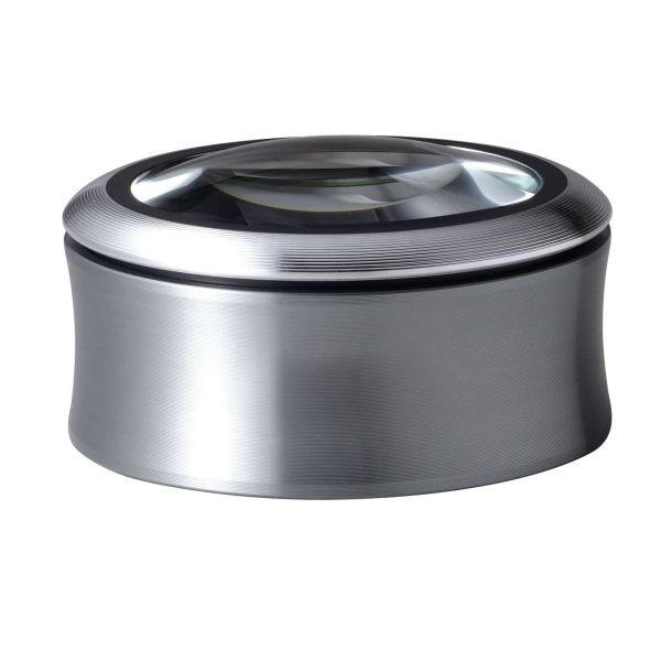 Super Aluminum K9  Magnifier with 3 X Rotary Zoom Type-C Rechargeable Push Control Brightness