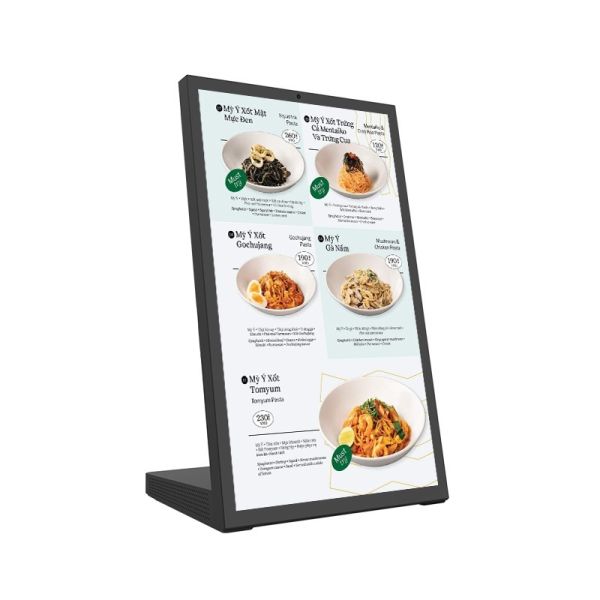 8-inch Portrait HD Display Restaurant Ordering Tablet with RK3399 Hexa-Core Processor and L-Shaped Touch Design