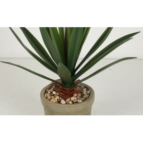 Artificial Flexible Glue Agave Americana Plant