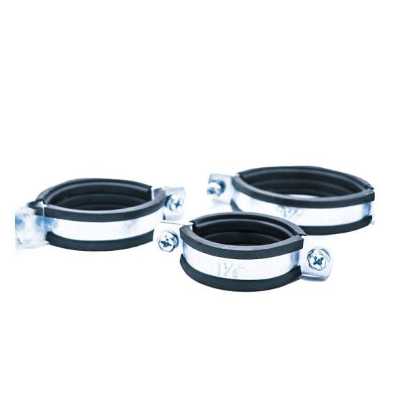 2.0mm ODM Single Clip Carbon Steel Pipe Clamp M7 M10 Hose Clamp Zinc Plated