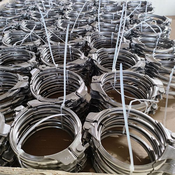 2.0mm Thinckness Clip Duct Clamp Heavy Duty Flange Duct Pipe Clamp With EPDM O Ring