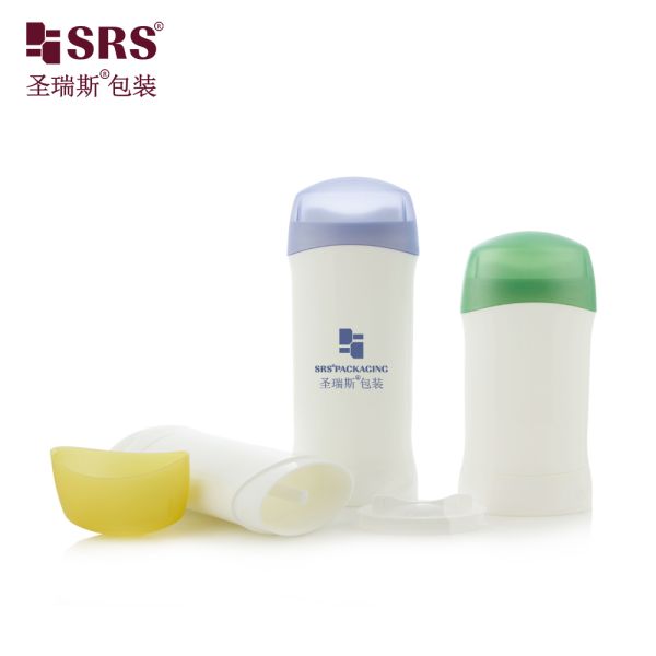 D045 SRS 45ml 75ml PP PCR Economical Deodorant Stick Container For Sunscreen Stick