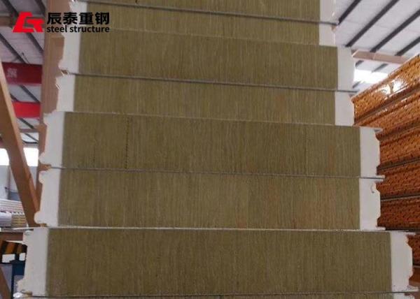 Rock Wool Sandwich IMP Wall Panels Fireproof Soundproof PU Closing Sealing Edge