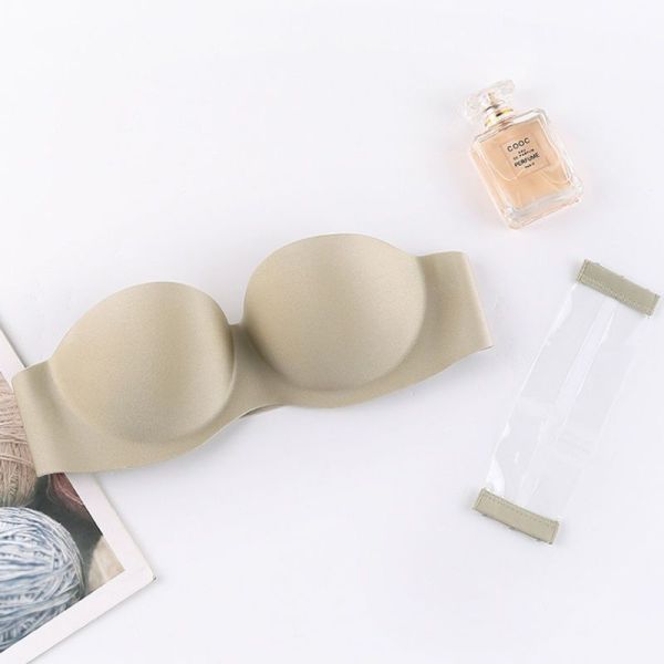 Wholesale Women Bra Strapless Invisible Strap Bralette Lady's 32-38 AB Cup Bra New Arrival Strapless Bra for Women