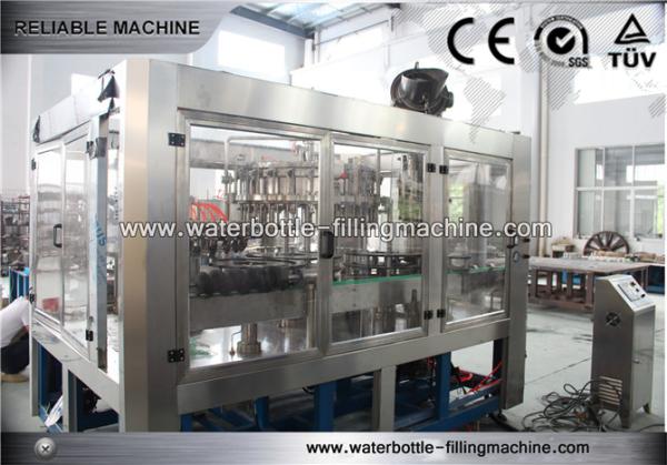 Milk / Tea / Water Filler Machine Semi Automatic 3 In 1 CSD Filling Line