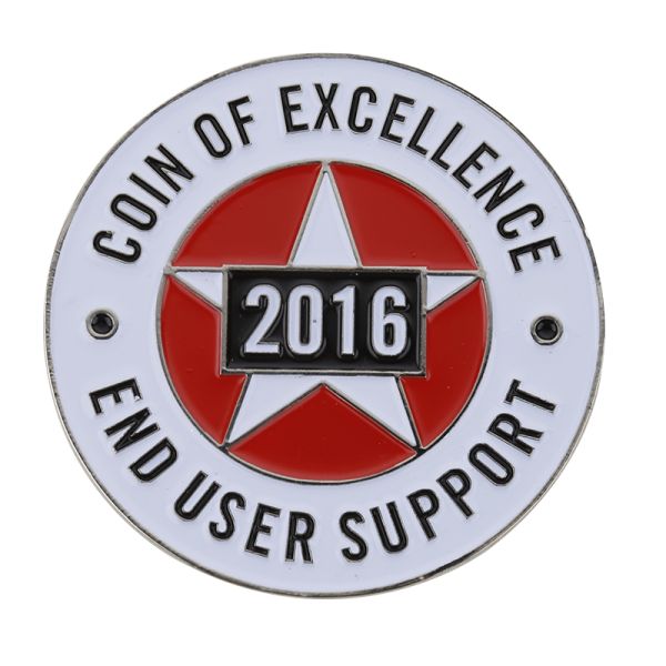 Lucky Meritorious Service Medal Nickel Plating Vintage Sports Medals