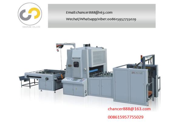 Semi automatic vertical plastic film laminating machine 48KW with PLC control