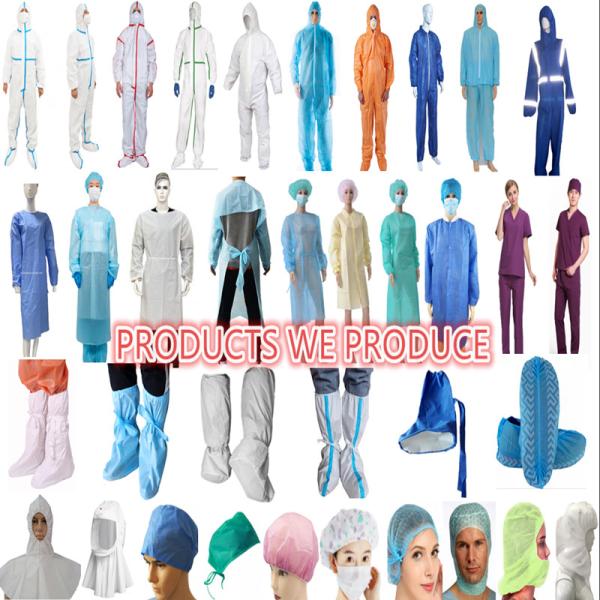 Non Sterile EN13795 Long Sleeve Disposable Hospital Gown