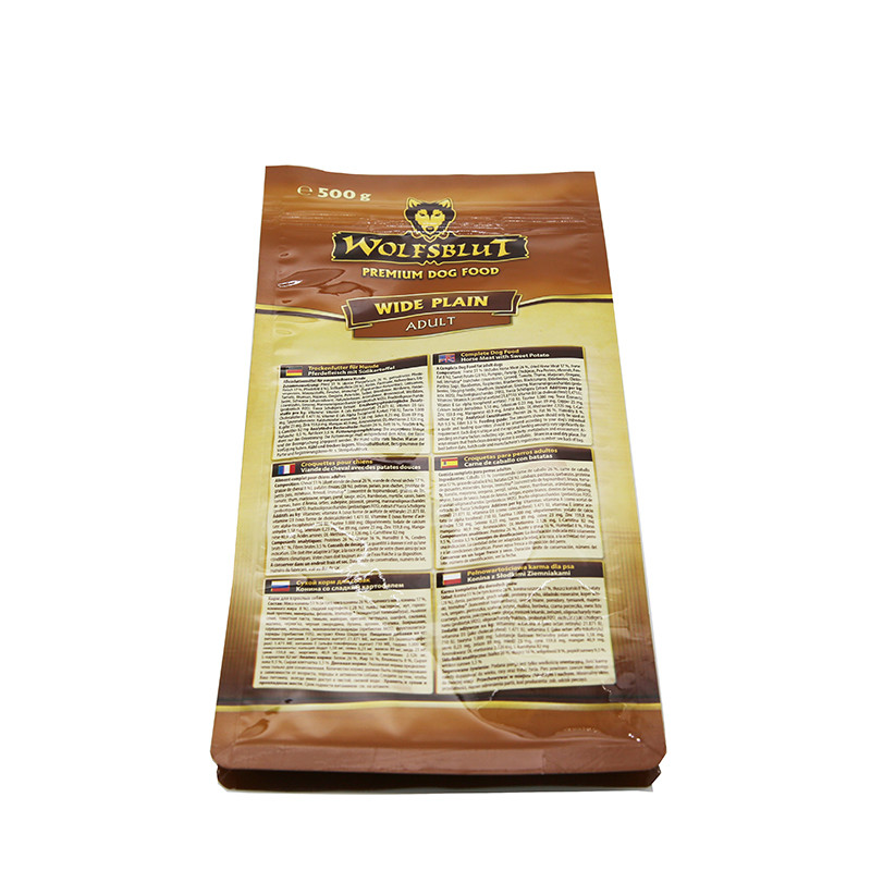 Лоснистая сумка упаковки еды собаки Matt 120 10KG микронов полиэтиленового пакета алюминиевой фольги с молнией