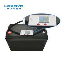 Exposição da bateria Lifepo4 Smart LCD do fosfato do ferro do lítio de LEADYO 12V 100ah