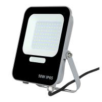 Luz de inundação conduzida exterior solar de alumínio impermeável da luz de inundação IP65 100W com controlo a distância