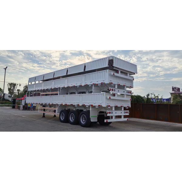 Customizable 2/3/4 Axles Flat Trailers For All Your Cargo Transportation Needs