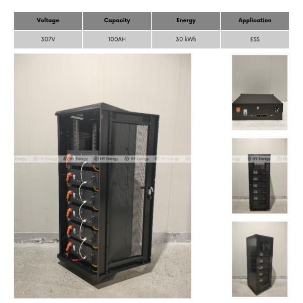 ESS 300V100AH 30KWH High Voltage Lifepo4 Battery Energy Storage System