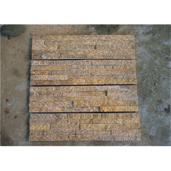Yellow Slate Culture Stone Natural Stone Tiger SKin Ledge Stone 150×600mm