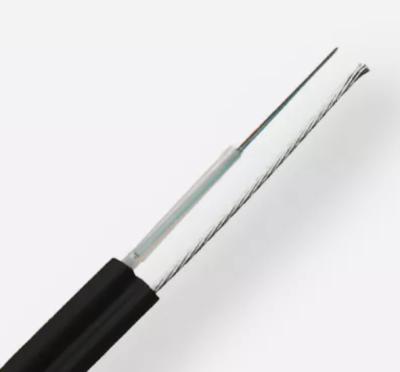 GYXTC8Y Outdoor Fig8 Fiber Optic Cable  2 4 6 8 12 Core Aerial Steel Wire Strength Member