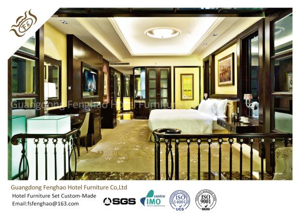 Luxury Rosewood Veneer Commercial Bedroom Modern Wood 5 Star Holiday Inn Contemporary Elegant  Bedroom Set