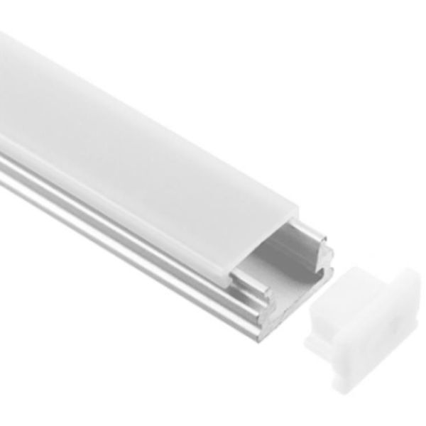 Профиль полного света СИД держателя алюминиевый Двух-анодировал 12x7.8mm