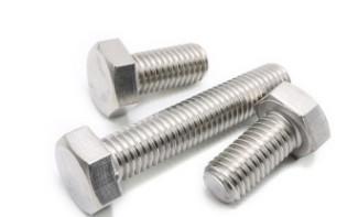 Full Thread Stainless Steel Hex Bolts Cold Forging / Hot Forging Process
