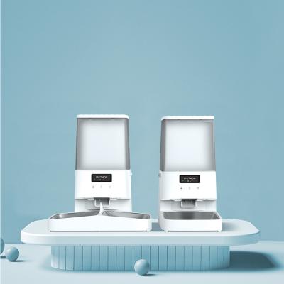 Smart App Controlled Cat Feeder Single Basin Wifi Pet Feeder 5L