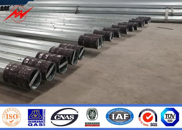 TIPO metal galvanizado E Polo de 75FT 80FT NGCP, linha de transmissão longa vida de Polos
