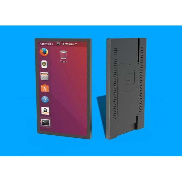 23.6 inch high transmittance intelligent guidance screen Linux system hospital consultation room entrance digital kiosk
