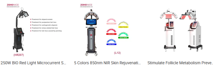 650nm LLLT Therapy Hair Growth Machine 12.1 Inches Touch Screen Scalp Care