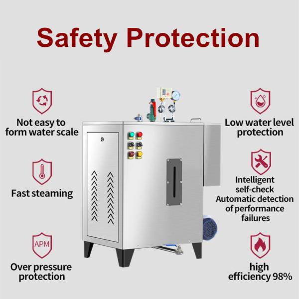 18kw Electric Steam Boiler For Industrial Use 24kg/H Evaporation 0.7MPa
