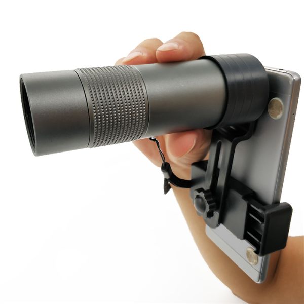 Телескоп объектива водоустойчивого сотового телефона Monocular 8x33 серебряный ED стеклянный для взрослых