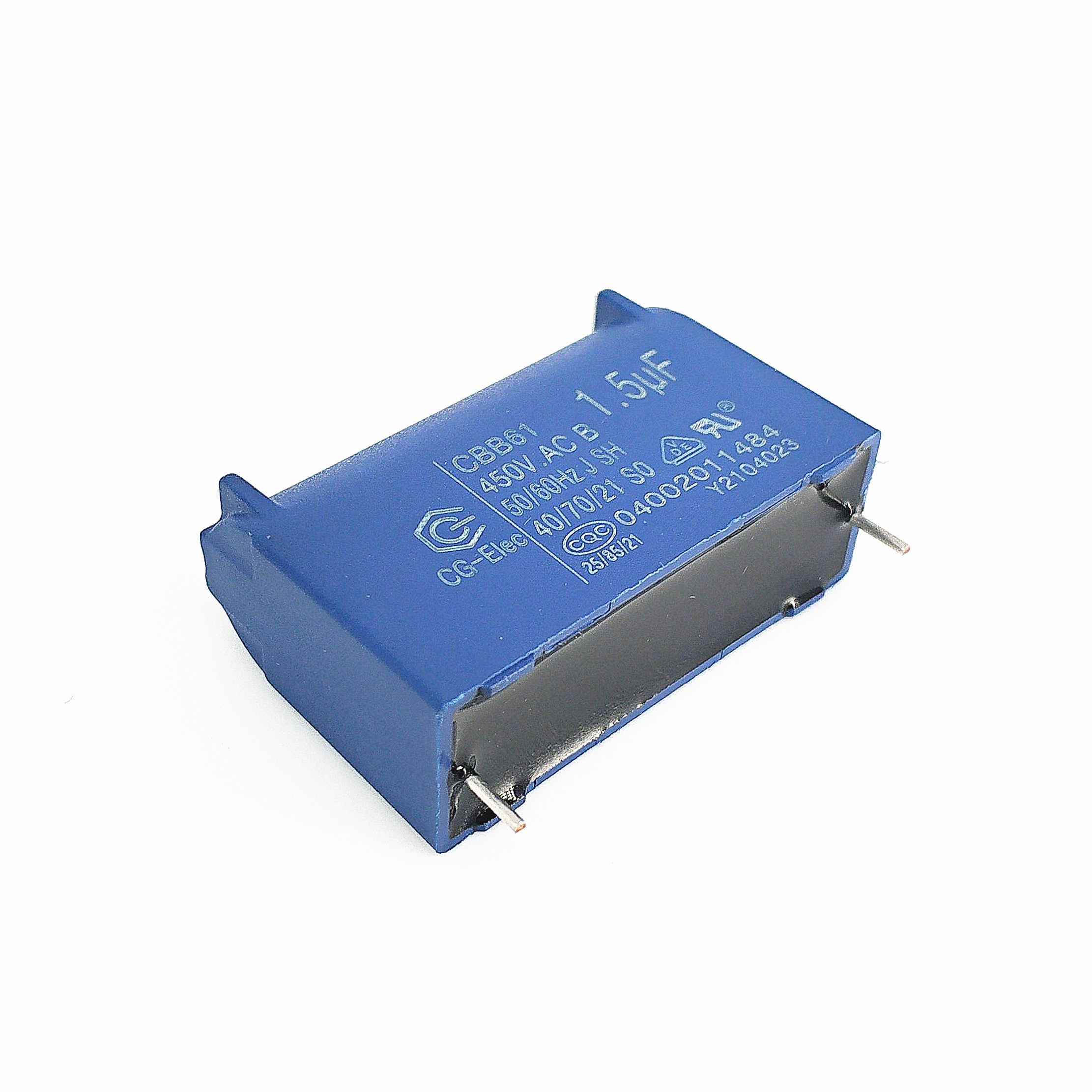 CBB61 кондиционер вентилятор конденсатор 450V 1.5UF AC стартовые фильмы конденсаторы