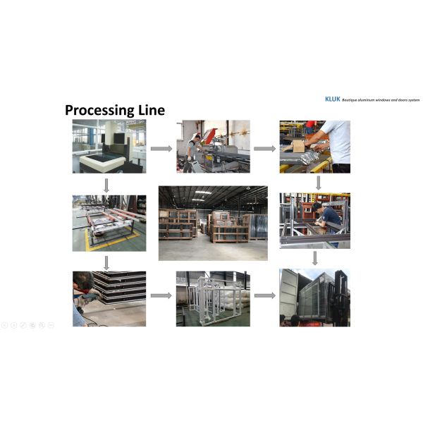 Bulletproof White Aluminum Sliding Doors Standing Impact Glass Prefabricated