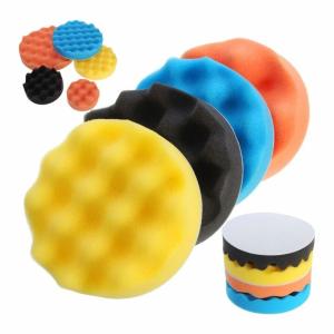 4Pcs/Set Almofadas de polonês lustrando 3 - 7 polegadas para o carro lustrado