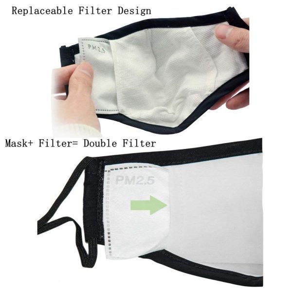High Filtration N95 Face Mask No Ear Pressure Lightweight  Filter Harmful Gases
