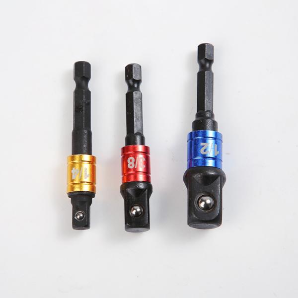 1/4'' 65MM 2.5 inch Colorful Impact Grade Socket Adapter for Hand and Electric Tools