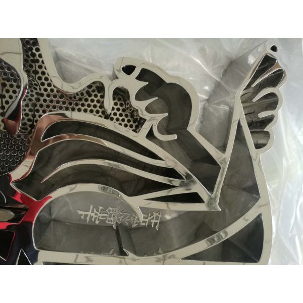 mirror polished stainless steel sculpture for art studio ,China stainless steel Sculpture supplier