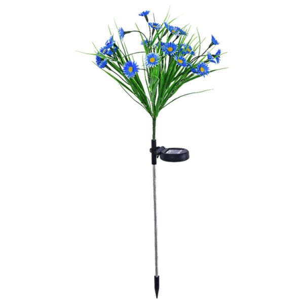 Solar Artificial Daisy Flower Lights Ground Decoration Lawn Lamp