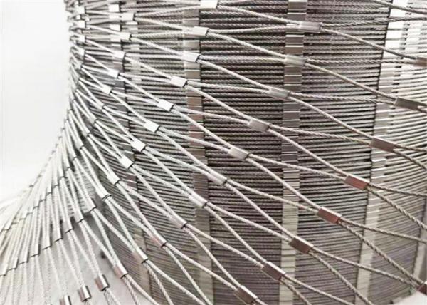 1mm 316 litros cabo de Mesh High Strength Stainless Steel da corda de fio