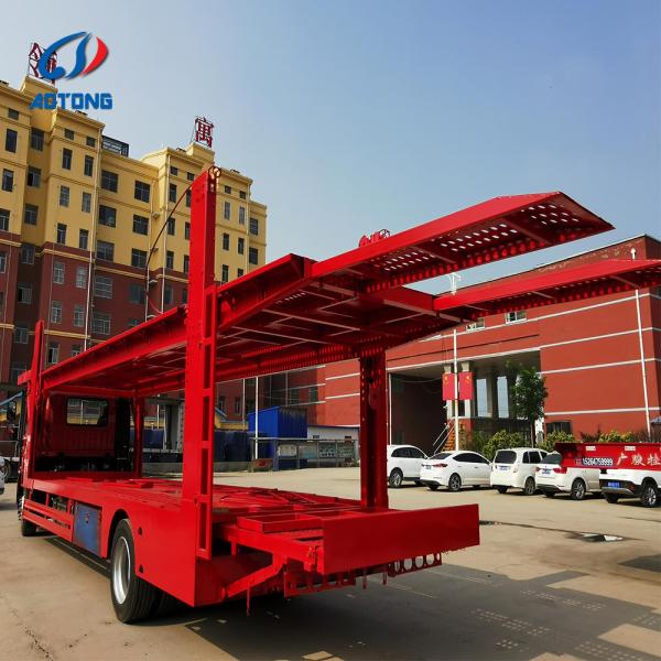 3-Axle 13T Car Carrier Semi Trailer with 500mm Main Beam