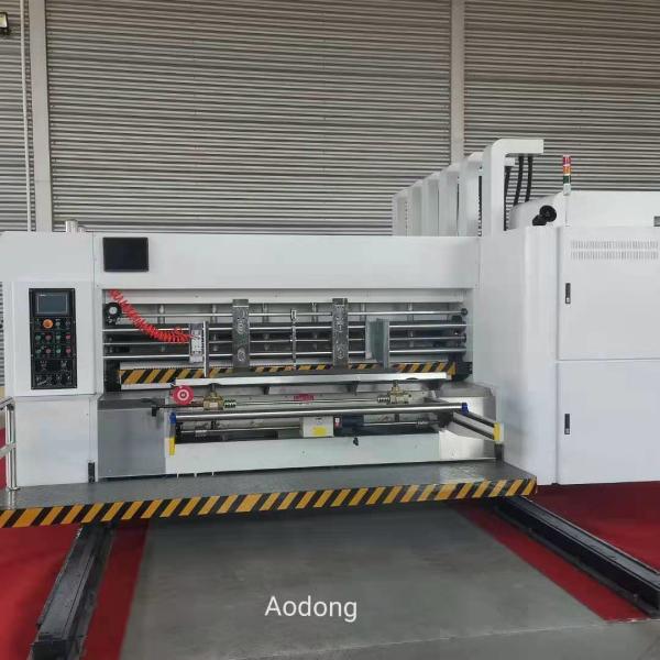 Case Making Flexo Printer Slotter Machine Full Auto Ink Scraping