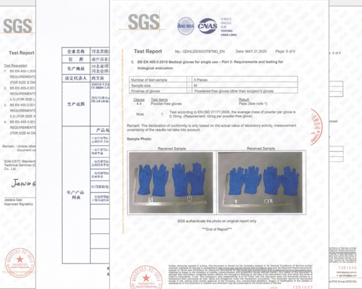 Весь алкоголь перчаток лаборатории перчаток нитрила Disposalbe защищает кислоту и алкали устойчивые.