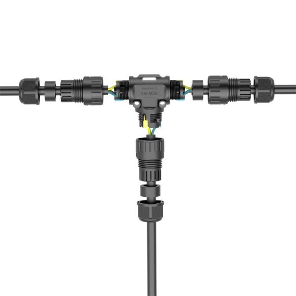 M20 Outdoor Landscape Lighting Connectors Waterproof High Power Adapter