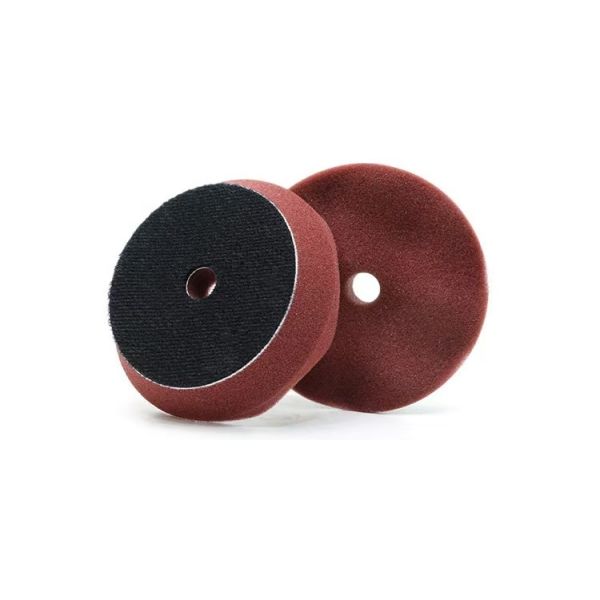 3 Inch 80mm Maroon Waffle Medium Cutting Foam Pad For ROTARY POLISHERS