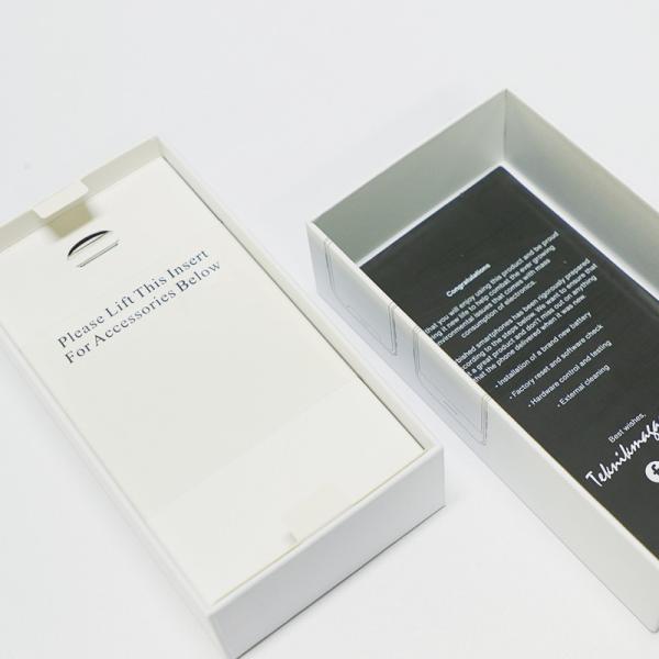 SGS 157gsm Coated Paper Rigid Consumer Electronics Cellphone Boxes