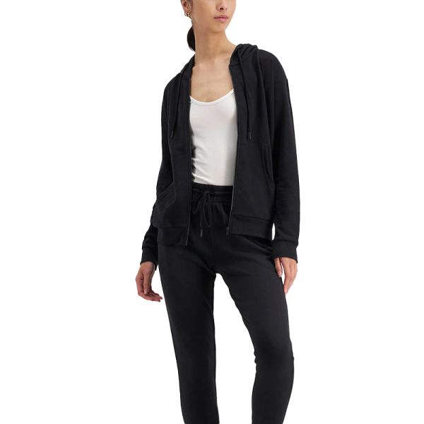 Customized Ladies Gym Fitness Clothing Workout Polyester Sports Women'S Zipper Jacket Hoodies