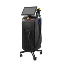 4K platino del hielo del soprano del pelo del retiro del diodo de la máquina 808nm de la depilación del laser de la pantalla 1800W Yag