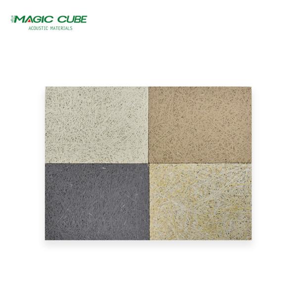 Meilleur prix de vente En stock paroi acoustique en fibre de ciment plafond en carton de 1 mm de largeur panneaux muraux en laine de bois