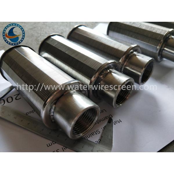Oem Stainless Steel Filter Nozzles 304 316l  For Johnson Vee Wire Screen