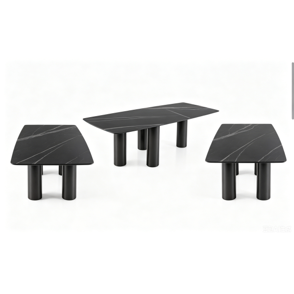 Dining Table Set Modern Dining Room Table Minimalist Dinning Room Furniture Marble Top for Home Use