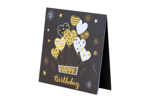 Tarjeta de felicitación 3D personalizada con logotipo Añadir un toque personal a sus saludos