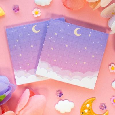 Custom Personalized Stationery Self-adhesive Note Pad Printed Sticky Notes Stationery Cute Sticky Note Custom Sticky Notepad