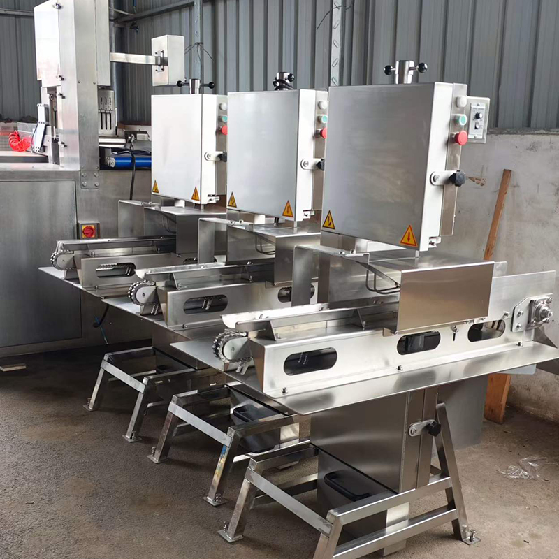 Customized Automatic Band Saw for Poultry Cutting Into Half Split Cutting Machine